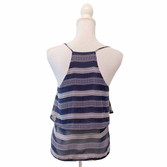 PRINTED THREADS Sheer Like Tank Top - Picture 4 of 6